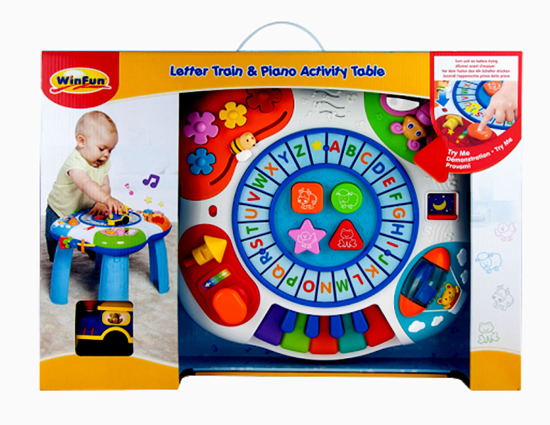 letter train musical activity table